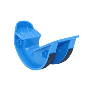 Foot Stretcher Rocker Calf Ankle Stretch Board For Achilles Tendonitis Muscle Massage Fitness Pedal Stretcher Plant Yoga (Option: Blue)