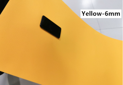 Super Soft  EVA Fitness Composite Mat Yoga Mat 4mm 6mm (Color: Yellow6mm)