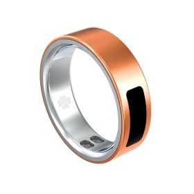 Smart Ring Health Tracker Fitness Ring Heart Rate Blood Oxygen Sleep Monitor Smart Ring For Men Women (Option: Rose glod-06)
