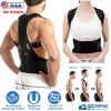Unisex Posture Corrector Support Magnetic Lumbar Back Posture Support Belt Adjustable Upper Back Braces Clavicle Shoulder Brace Belt Pain Relief Thera