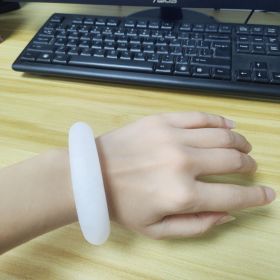 Cooling Neck Hanging Ice Ring Outdoor Sports (Option: White Bracelet)