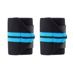 2PCS Wrist Straps 15" Adjustable Unisex Wrist Support Braces with Thumb Loops for Powerlifting Weight Lifting Strength Training Gym Bodybuilding Worko (Option: Blue)
