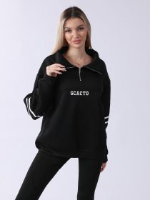 Women's Long Sleeved Sweatshirt (Option: Black-S)