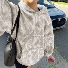 Hoodie Hot Sale Long Sleeve Jungle Maple Leaf Branches (Option: Color 1-M)