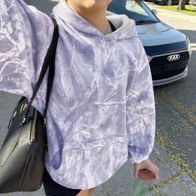 Hoodie Hot Sale Long Sleeve Jungle Maple Leaf Branches (Option: Color 7-S)